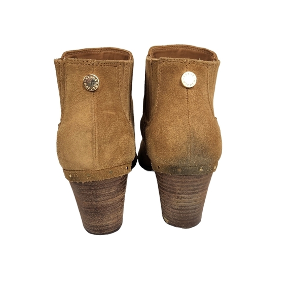 Steve Madden Camel Suede Leather Ankle Boots Women's Size 9 - Picture 7 of 11